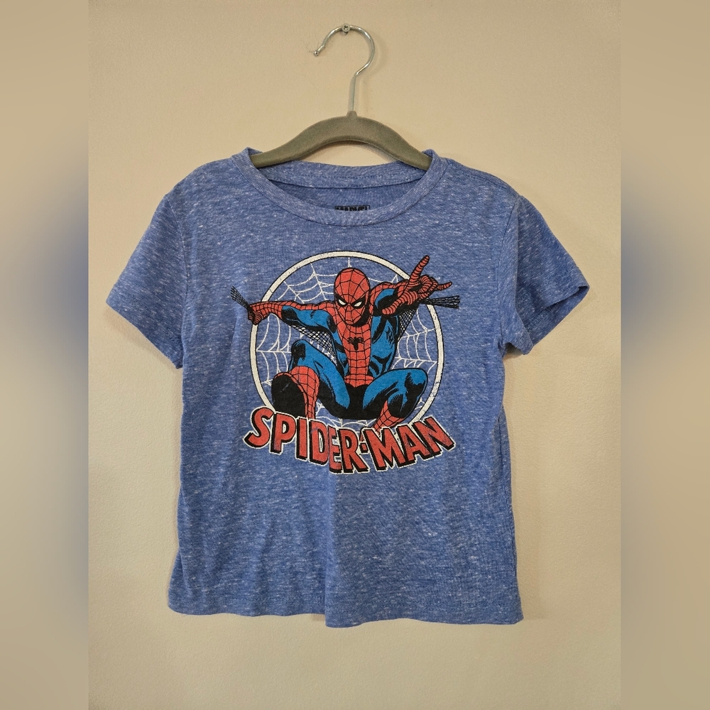 Marvel Spider Man Heather Blue T-Shirt
